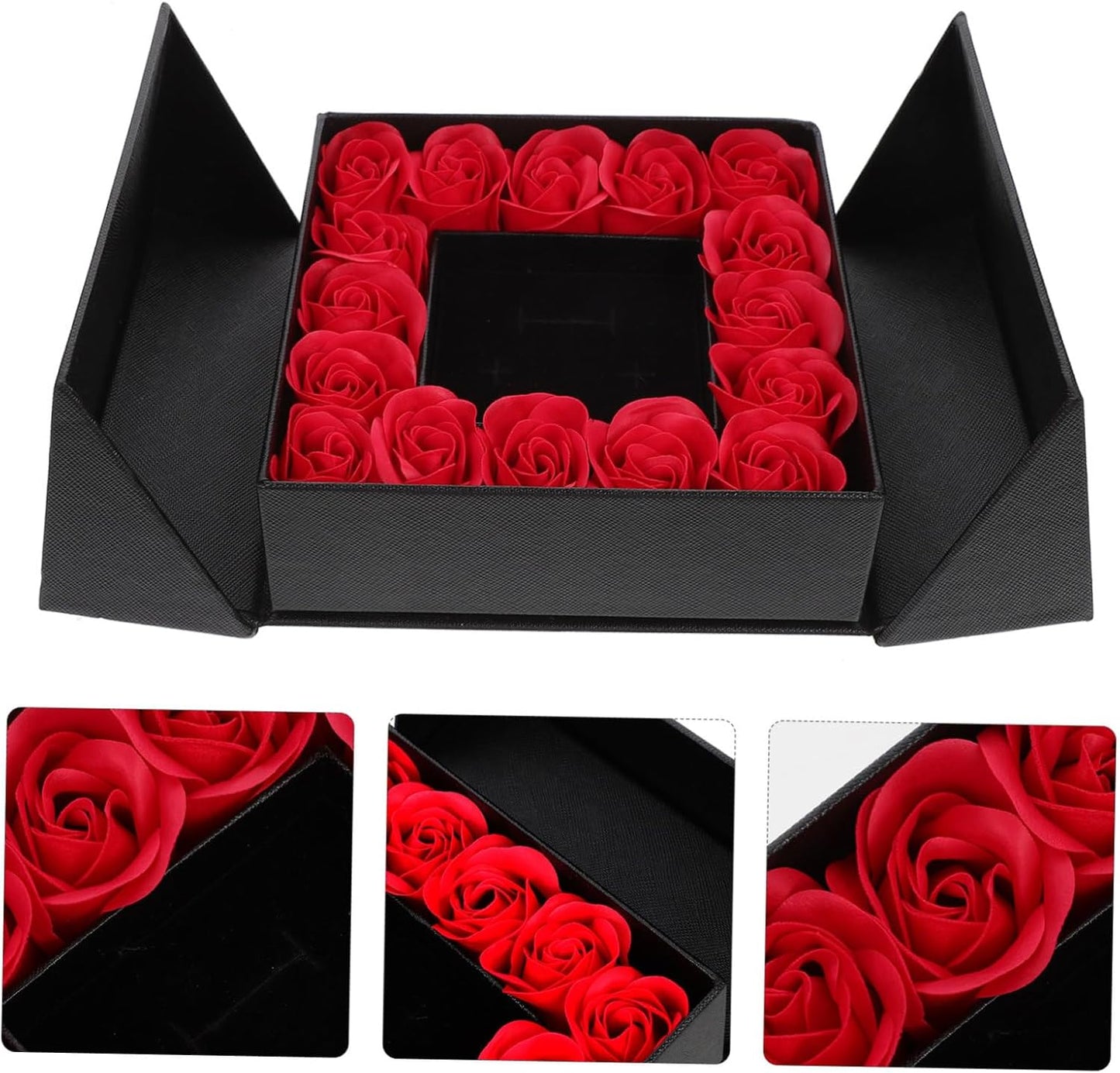 🎁 PACK CAJA REGALO 🌹 + ANILLO 💎