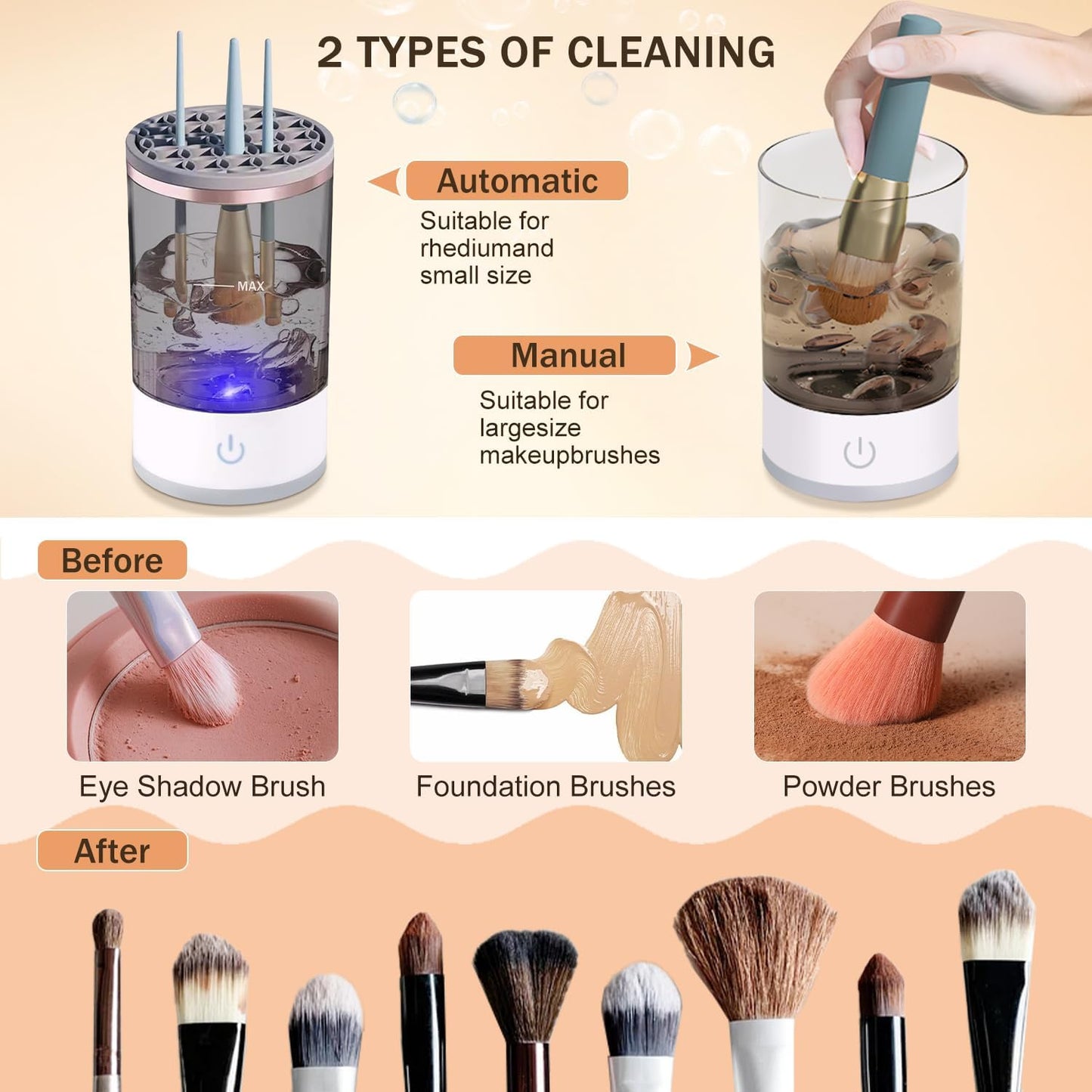 ✨ PACK MAQUILLAJE 💄 BeautyBox™ 360 + 💎 CleanBrush™ Pro