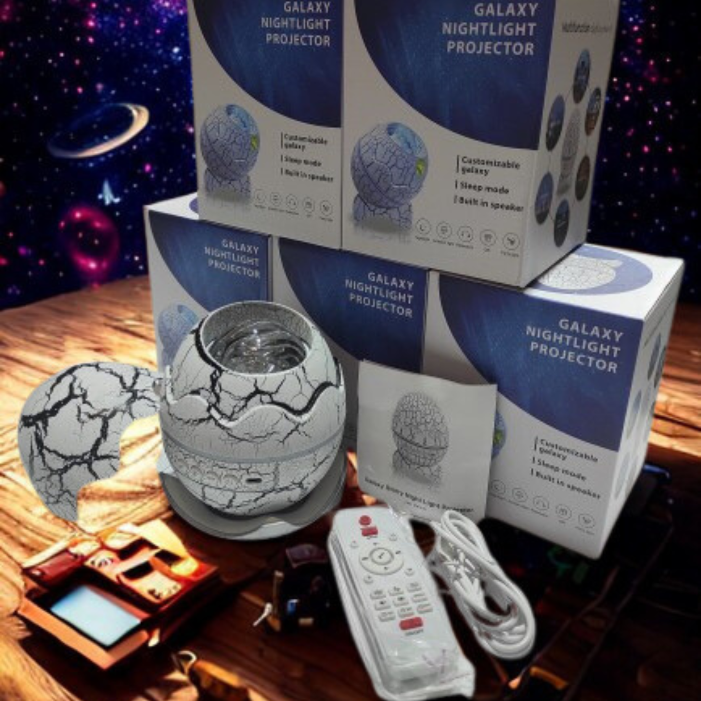 🦖 DINOGALAXY™ – Proyector de galaxias en huevo de dinosaurio