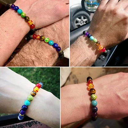 ✨ PACK PULSERAS SALUDABLES: 7 Chakras + Antitabaco + Terapia