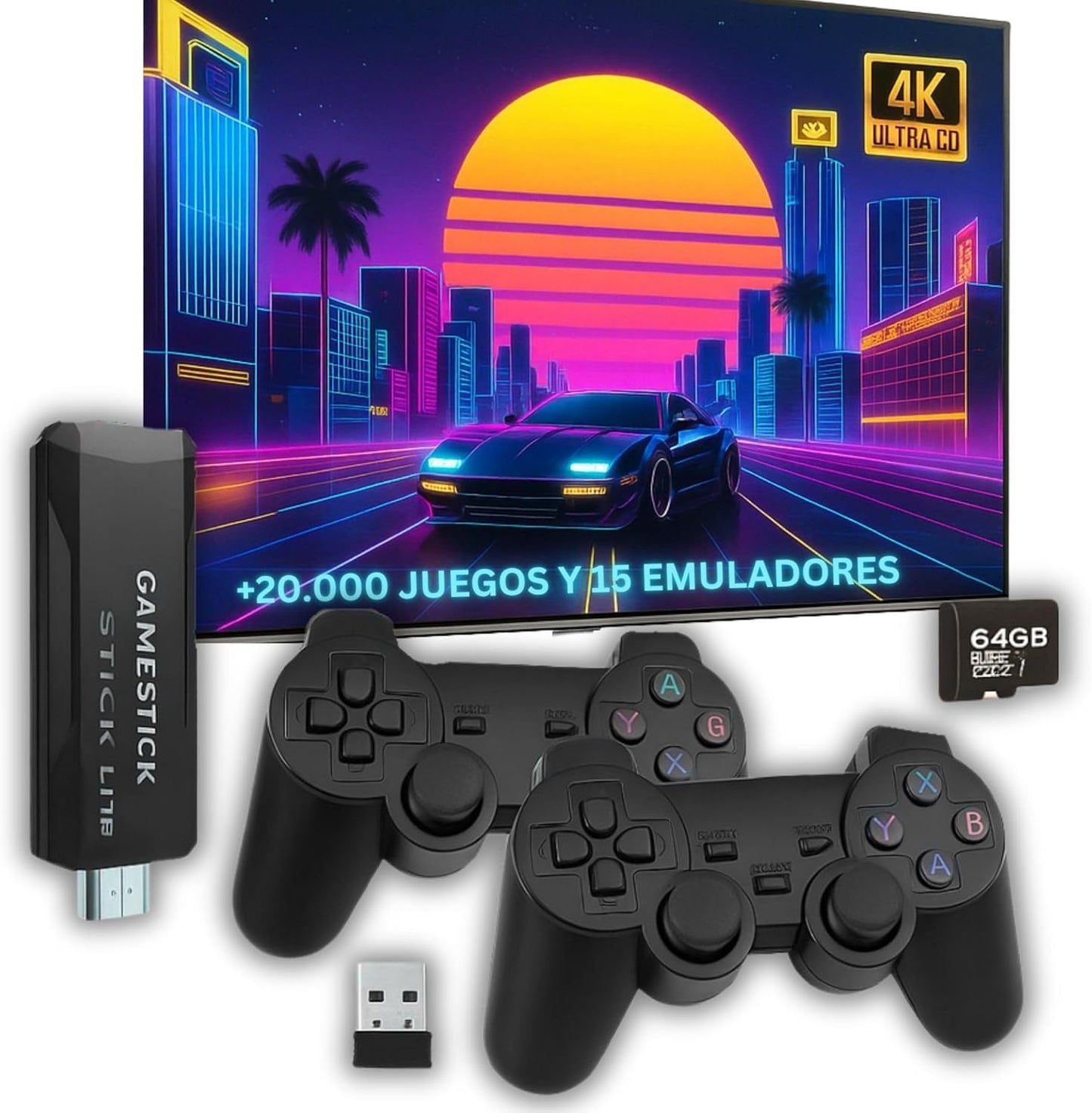 🎮 RETROPLAY™ 2.4 G – La consola inalámbrica que revive la magia del pasado.