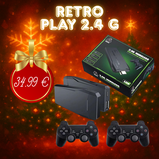 🎮 RETROPLAY™ 2.4 G – La consola inalámbrica que revive la magia del pasado.