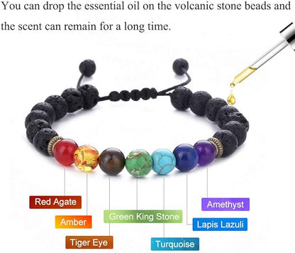 ✨ PACK PULSERAS SALUDABLES: 7 Chakras + Antitabaco + Terapia